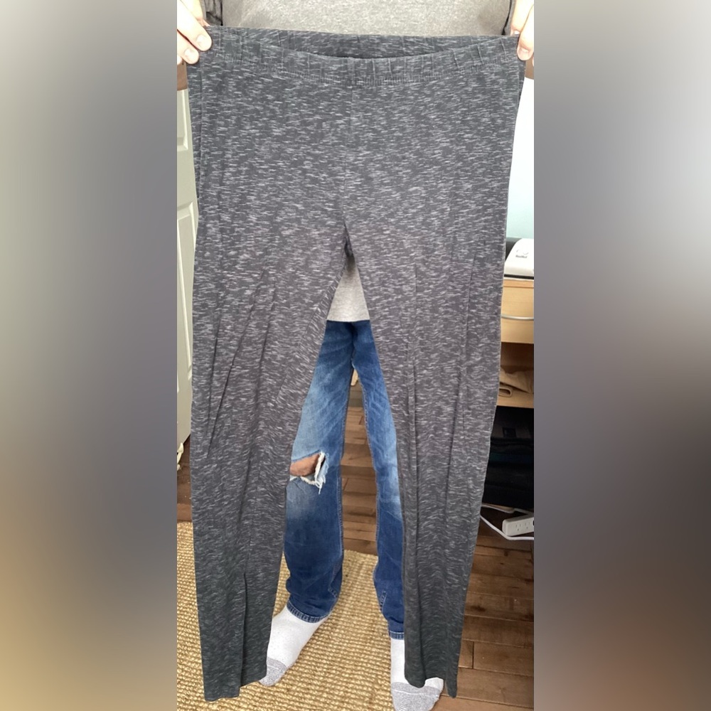 H&M Gray Marled Open Cardigan